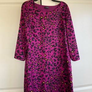 Fuchsia leopard dress